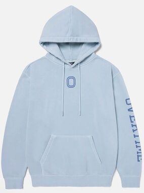 NWT Overtime Logo Light Blue Men's Hoodie Sweatshirt XXL